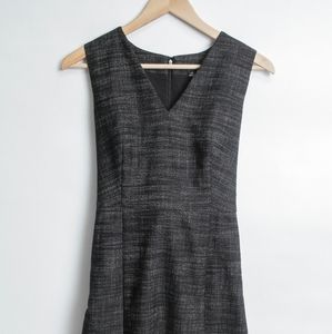 Ann Taylor Womens V Neck Pleated Dress Petite